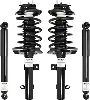 UNITY AUTOMOTIVE 4-11083-252020-001 4 Wheel Complete Strut Assembly with Gas Shock Kit 2006-2007 Ford Focus