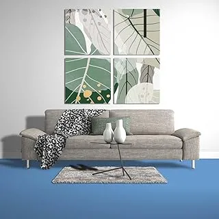 Palm Expression, Canvas wall art, Green, Canvas, 4 Pieces, 60 x 60 By(BPA®)