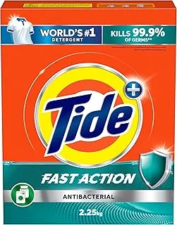 Tide Anti-bacterial Fast action Laundry Detergent Powder, 2.25 KG