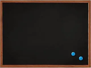 Bpa Premium Magnetic Wood Framed Chalkboard, Size 18-Inch x 22-Inch