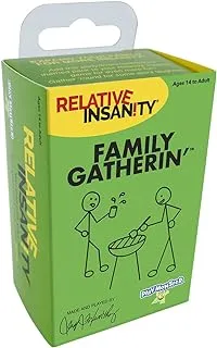 PlayMonster Relative Insanity — Family Gatherin' — Laugh-Out-Loud Party Game All About Family — Ages 14+