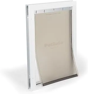 PetSafe Freedom Aluminum Pet Door Dog and Cat, Large, PPA00-10861, 10 x 16