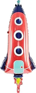 Foil balloon Rocket, 44x115cm, mix