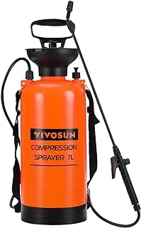 VIVOSUN Pump Pressure Sprayer, Pressurized Lawn & Garden Water Spray Bottle with Adjustable Shoulder Strap, for Spraying Plants, Garden Watering and Household Cleaning