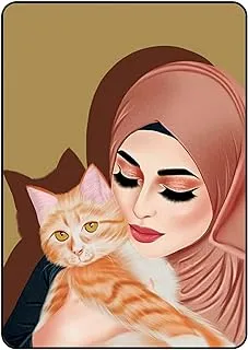 Eye Catching iPad Pro 12.9 (2017) Case Cover Printed Protective Case Cover For Apple iPad Pro 12.9 (2017) Girl with Cat