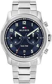 Tommy Hilfiger MEN'S BLUE DIAL STAINLESS STEEL BRACELET WATCH - 1710626