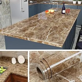 Livelynine 197 x 24 Inch Countertop Contact Paper for Kitchen Marble Countertop Peel and Stick Waterproof Marble Wallpaper Peel and Stick Counter Top Covers Desk Table Sticker Bathroom Sink Vinyl Wrap