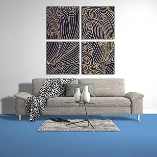 Shapes And Lines, Canvas wall art, Multicolour, Canvas, 4 Pieces, 50 x 50 By(BPA®)