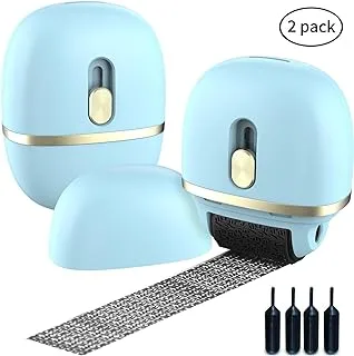 Lomil Identity Protection Roller Stamps 2 Pack - Confidential Roller Stamp with 4 Refills - Wide Identity Theft Protection Stamp for ID Blockout, Privacy & Security(Blue)