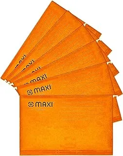 Foolscap 230gsm Suspension Files with Tabs and Card Inserts for Filing Cabinets 50-Pieces, 36 cm x 24cm Size, Orange