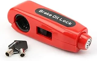 ECVV Universal Bike Brake Lock, Locking System by Holding Handle Bar with Brake Lever for All Bikes & Scooters