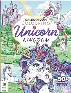 Kaleidoscope Sticker Colouring Unicorn Kingdom