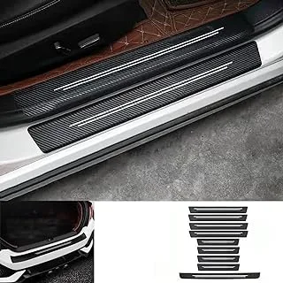 TACOPETS Door sill Protector, Door sill Scratch Protection (for All car Models) Door sill Protector, Door sill Trim（9PC）