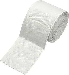 Ailejia Curtain Heading Deep Pinch Pleat Cotton Tape for Curtains- White,3in,11 Yards