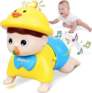 Gaubi Crawling Baby Toys 6 to 12 Months, Toddler Musical Toys, Baby Toys 0-6 Months Tummy Time Learning Educational Toy with Light & Sound, Birthday Toy for Infant Toddler Baby Toys 12-18 Months