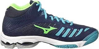 Mizuno Shoe Wave Lightningz4 V1Ga180536 Blu/Gren - Size