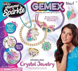 Cra-Z-Art Shimmer ‘n Sparkle Gemex Sparkling Crystal Jewelry Making Kit