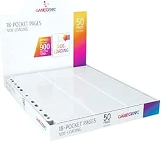 Card Pages: Gamegenic - Side-loading - 18-Pocket (x50)