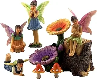 PRETMANNS Fairy Garden Accessories Outdoor - Fairies for Fairy Garden - Miniature Fairy Garden Fairies - Girl & Boy Garden Fairies - Fairy Garden Kit - Fairy Garden Figurines for Outdoor Fairy Garden