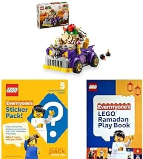 LEGO® Super Mario™ Bowser’s Muscle Car Expansion Set 71431 With LEGO Book & LEGO Surprise Stickers!