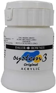 Daler-Rowney System 3 Acrylic 150 ml Tube - Zinc Mixing White