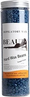 Depilatory Wax,Tuscom No Strip Depilatory Hot Film Hard Wax Pellet Waxing Bikini Hair Removal Bean (Blue)