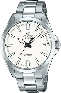 Casio Edifice Men's Watch - EFV-100D-7AVUDF White Dial, Silver Band