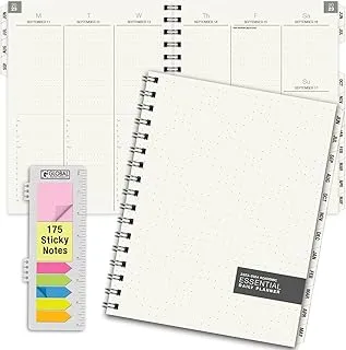 Global Printed Products Essential 7x9 Monthly & Weekly 2023-2024 Planner - (7