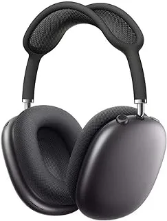 AWH P9 Plus - On-Ear Headphones with Mic, Bluetooth Connectivity, and Enhanced Compatibility with AirPods - Superior Audio Performance in Sleek Black Design