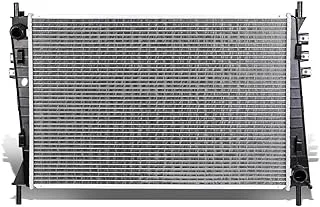 DNA Motoring OEM-RA-2622 1-Row OE Style Aluminum Cooling Radiator Replacement Compatible with 02-08 Jaguar X-Type AT, 24-5/16