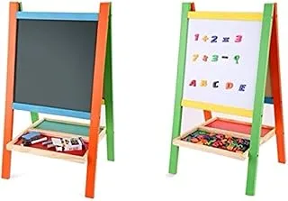 Blackboard Educational Wooden for children, Size L, Multi Color