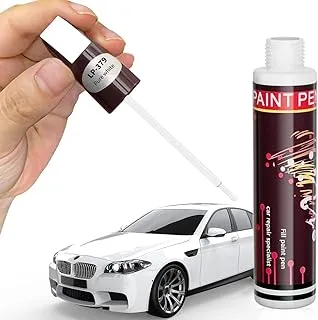 Touch Up Paint Pen for Cars Scratch Removal Repair, Wheel Fill Paint Pen Black/White/Multi-color Optional for Various cars (White)