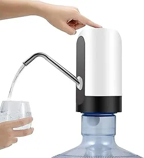 Fitto Water Bottle Pump, Automatic, USB Charging, For 3-5 Gallon Bottle, Portable, For Outdoor Home Office