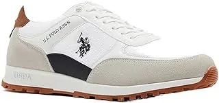 U.S. Polo Assn. Men White 3M Bronx 3FX Sneakers Size 44