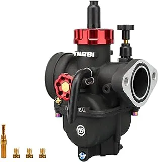 NIBBI Carburetor PE24mm، مناسب لمحرك دراجة نارية ذو شفة 140cc 150cc مع نفاثات الكربوهيدرات - للدراجة الترابية الصغيرة والدراجة النارية الصغيرة CG125/CG150