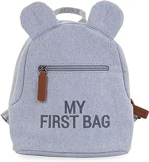 Childhome Kids My First Bag Canvas Backpack, Grey