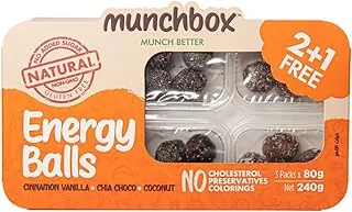 Assorted Vegan Energy Balls: 2+1 FREE Promo Pack