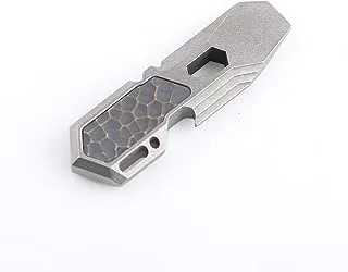 Titanium Pry Bar EDC Multi Tool with Bottle Opener Screwdriver Function Keychain Tools Outdoor Gear