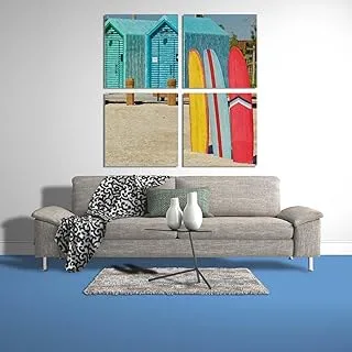 So Simple, Canvas wall art, Multicolour, Canvas, 4 Pieces, 40 x 40 By(BPA®)