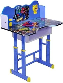 Karnak Kids Study Table & Chair, Baby Study Chair & Desk for Home, School, Classroom (Random Print) KST12