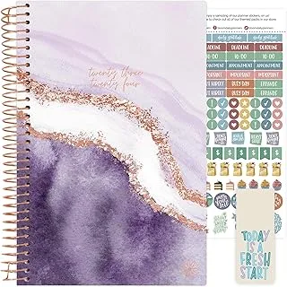 bloom daily planners 2023-2024 Academic Year Day Planner (July 2023 - July 2024) - 5.5” x 8.25” - Weekly/Monthly Agenda Organizer Book with Stickers & Bookmark - Daydream Believer, Lavender