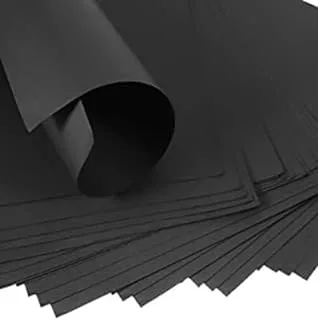 Funbo 220gsm Chart Paper 20-Piece Set, 50 cm x 70 cm Size, Black