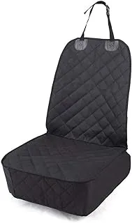 HONEST OUTFITTERS Dog Car Seat Cover, Pet Front Cover for Cars, Trucks, and Suv's - Waterproof & Nonslip Dog Seat Cover(Front Seat) Front seat Black honest-dog-cover-HOSC-00003