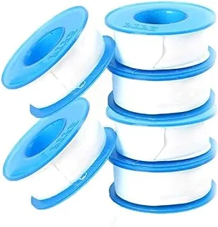 CooToly Teflon Tape, [6 Pack] Thread Seal Tapes，Ptfe Thread Seal Tape For Plumbers Sealant Tape For Leak Water Pipe Thread (6)