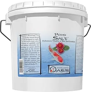 Water Garden Oasis Seachem Pond Salt 4 KG, for fish health & vitality plant safe, reduces nitrite toxicity