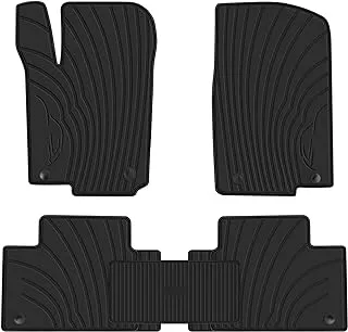 San Auto Car Floor Mats Fit for 2016-19 Mercedes-Benz GLE 350, 2017-19 Mercedes-Benz GLS 450, 2013-16 Mercedes-Benz GL350/GL450 Rubber Front & Rear Auto Floor Liners All Weather Heavy Duty Black