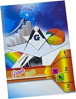 Sadaf 70GSM 1mm Graph Book 50 Sheets, A4 Size