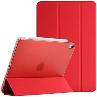 AMERTEER Folio Case Cover For Apple iPad Air 4 (2020) Red