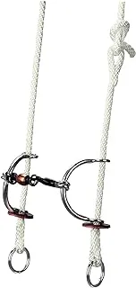 Weaver Leather Gag Bridle with Sweet Iron Copper Roller Mouth Sliding Bit