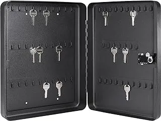 BARSKA 57 Position Key Cabinet with Combination Lock Black, Medium